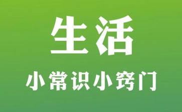 关于常识的演讲稿8篇