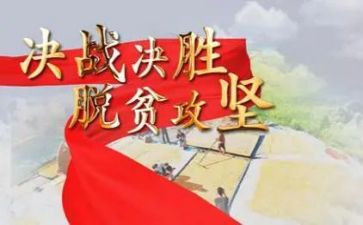 脱贫攻坚大学生心得5篇