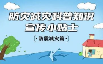 防震减灾自查报告8篇