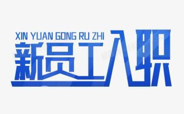 新入职员工个人总结7篇