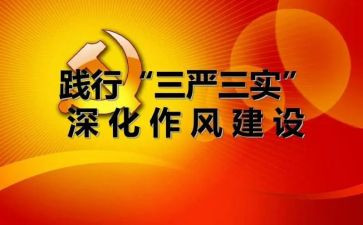 对三严三实的心得体会6篇