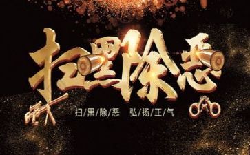2024年扫黑除恶心得体会8篇