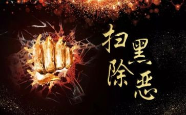 税扫黑除恶工作总结8篇