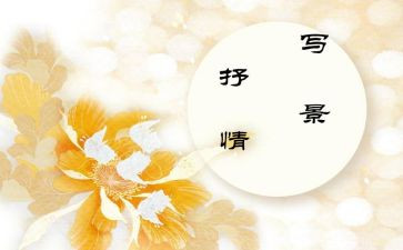 中考抒情作文7篇