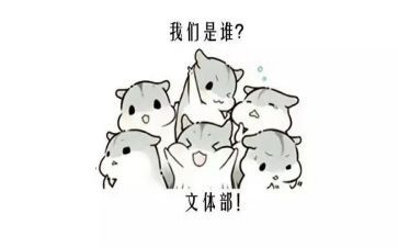 学生会文体部演讲稿5篇