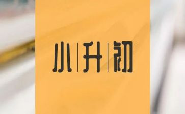 我的小升初作文8篇