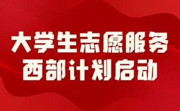西部计划的心得6篇