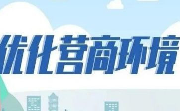 营商优化心得体会8篇