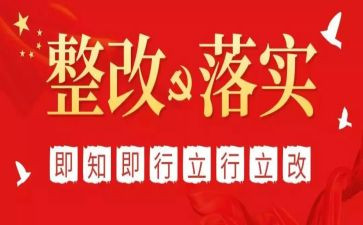 规范整改报告模板6篇