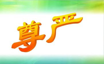 尊严教学反思5篇